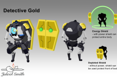 Detective Gold's Concept Art