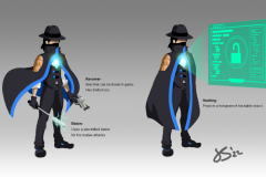 Detective Carbon's Concept Art